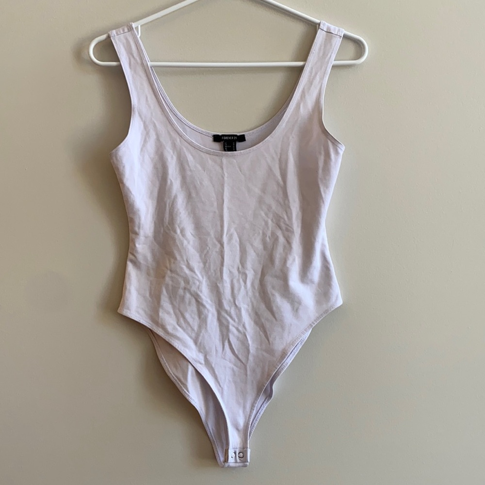 Forever 21 white bodysuit - Size Small